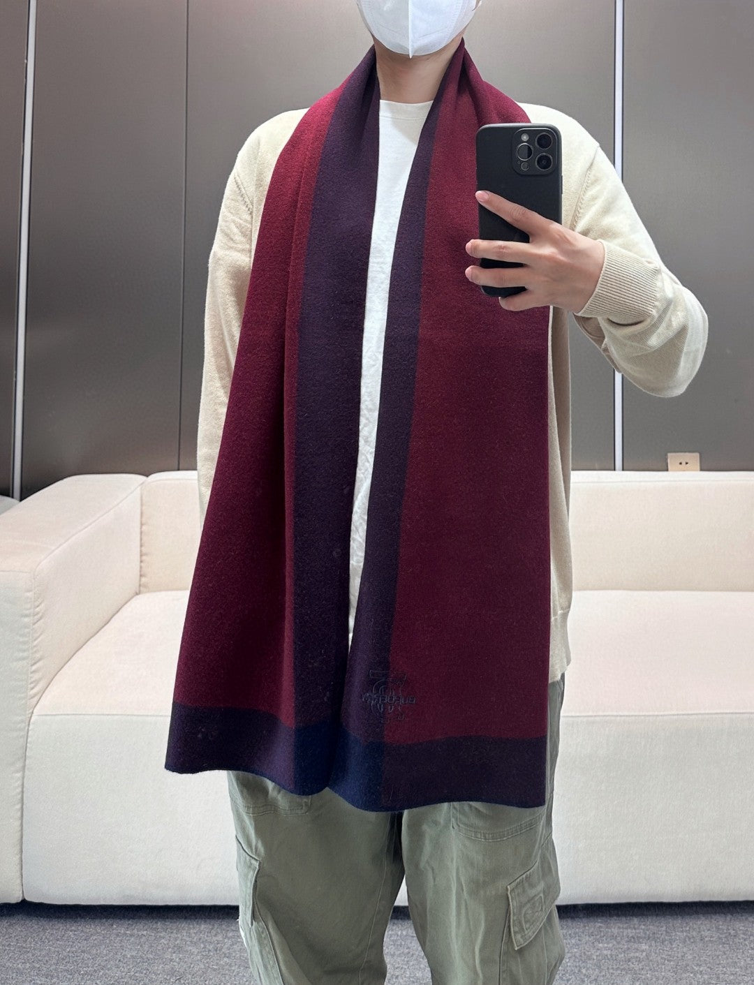 Bu** New cashmere scarf