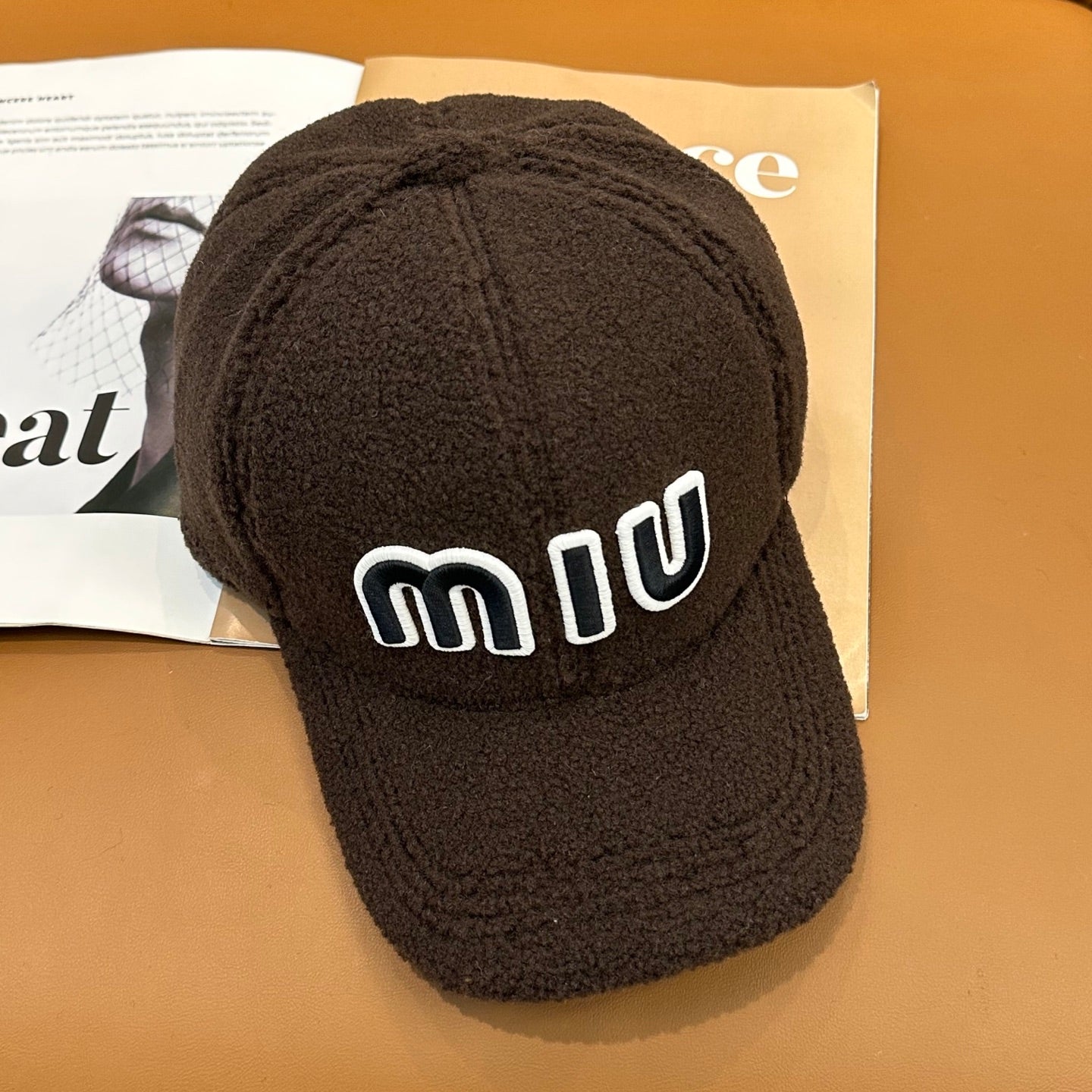 Mu** ~ New Autumn-Winter Sheepskin Baseball Cap