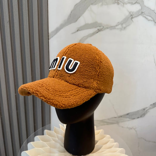 Mu** ~ New Autumn-Winter Sheepskin Baseball Cap