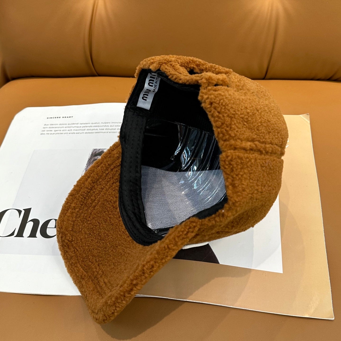 Mu** ~ New Autumn-Winter Sheepskin Baseball Cap