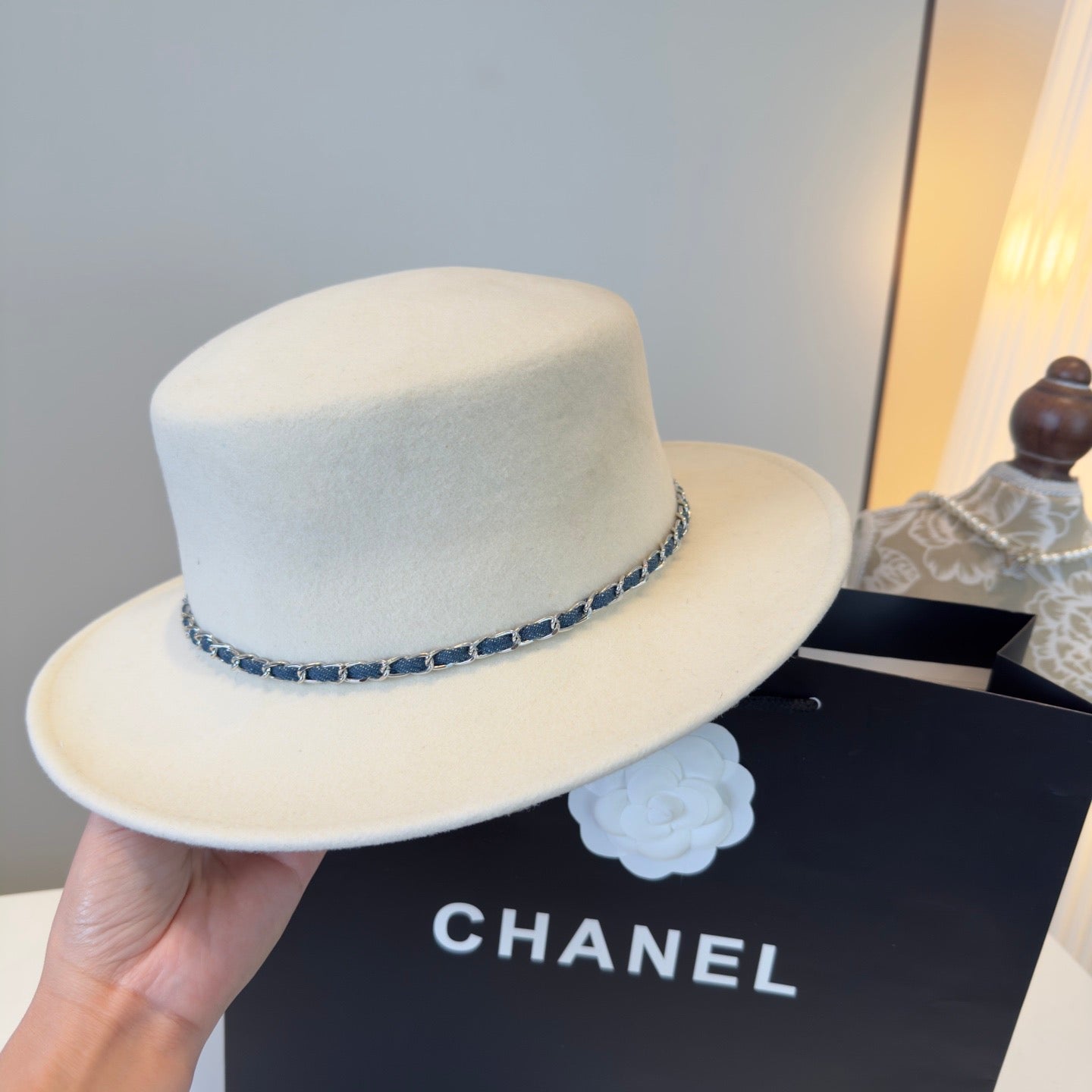 Cha** New Winter-Spring Wool Flat Cap