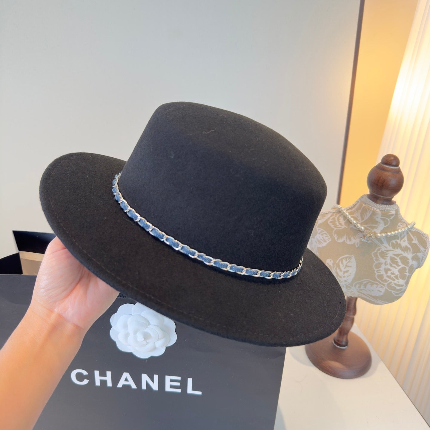 Cha** New Winter-Spring Wool Flat Cap