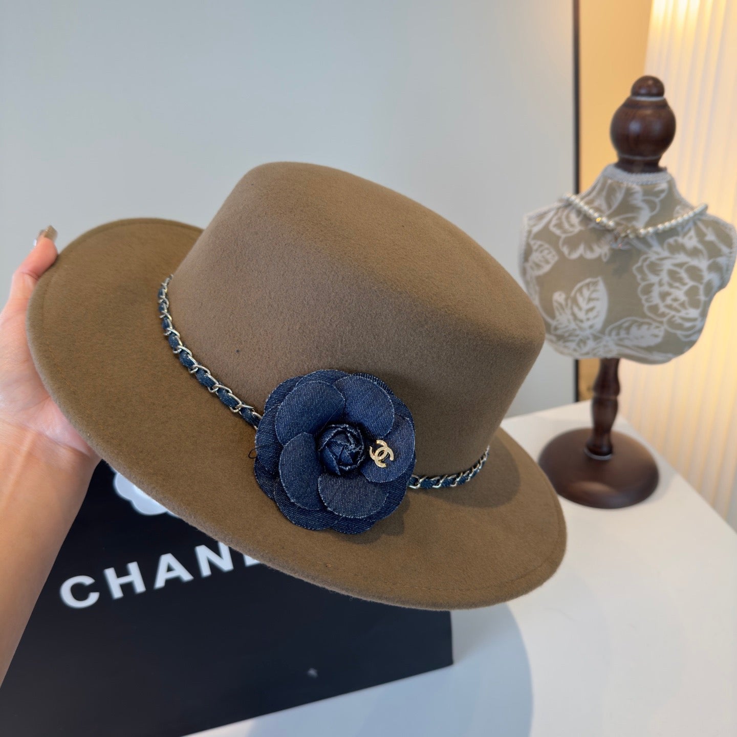 Cha** New Winter-Spring Wool Flat Cap