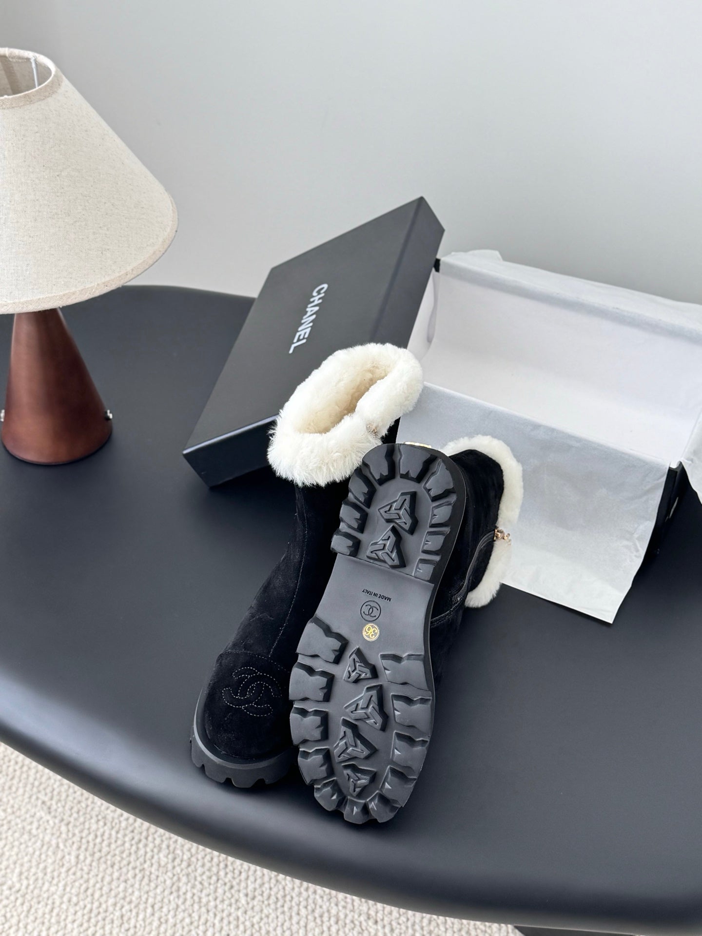 Che New autumn/winter fluffy ankle boots