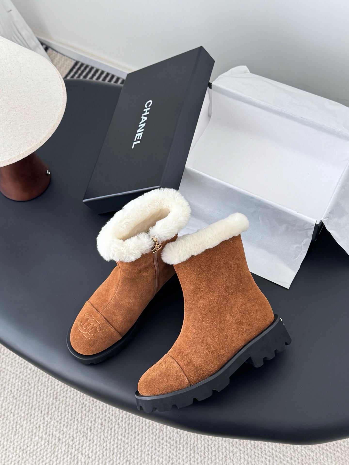 Che New autumn/winter fluffy ankle boots