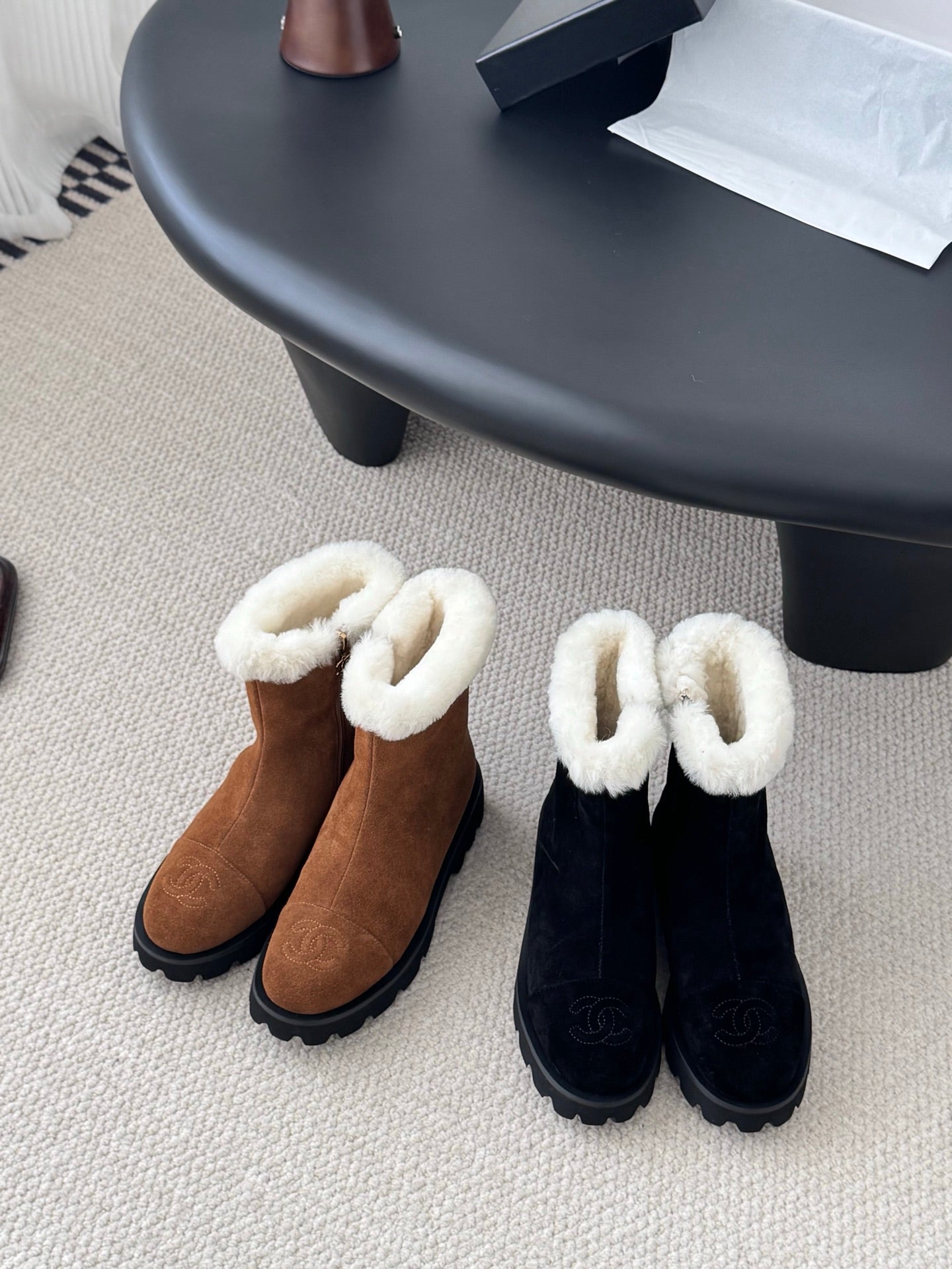 Che New autumn/winter fluffy ankle boots