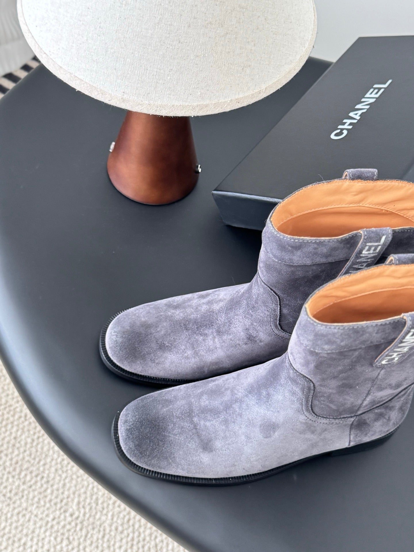 Che New genuine leather flat-soled fashion ankle boots