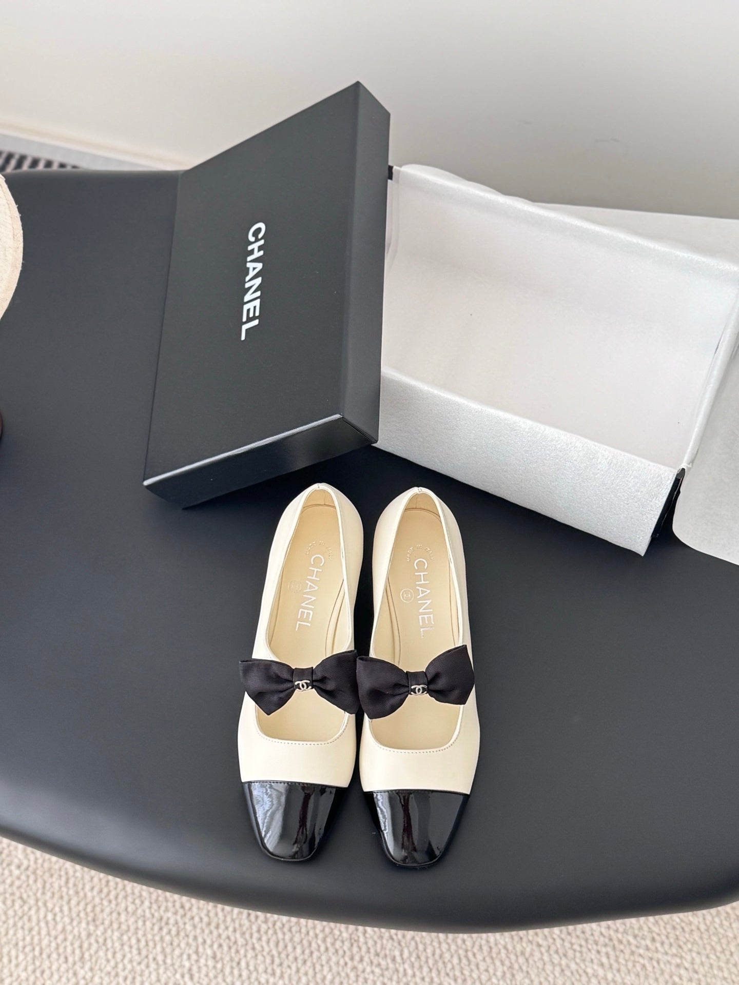 Che New genuine leather square-toe chunky heel Mary Jane shoes