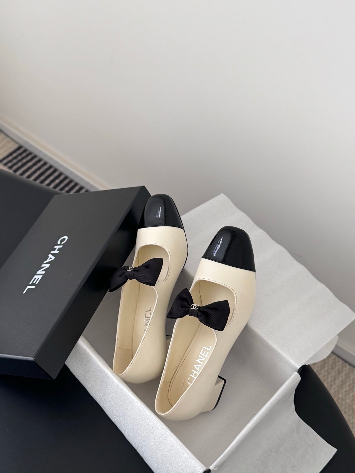 Che New genuine leather square-toe chunky heel Mary Jane shoes