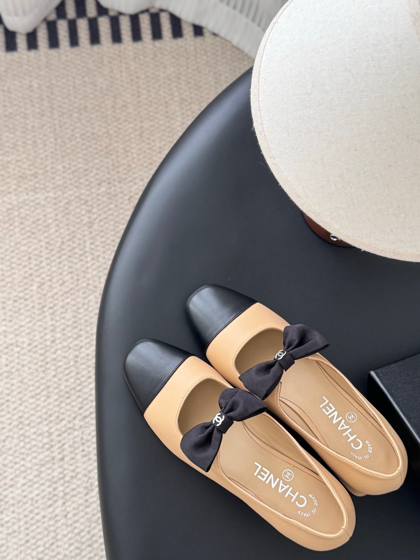 Che New genuine leather square-toe chunky heel Mary Jane shoes