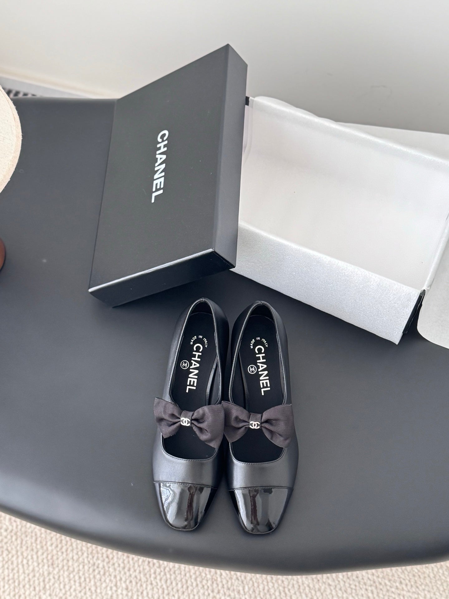 Che New genuine leather square-toe chunky heel Mary Jane shoes