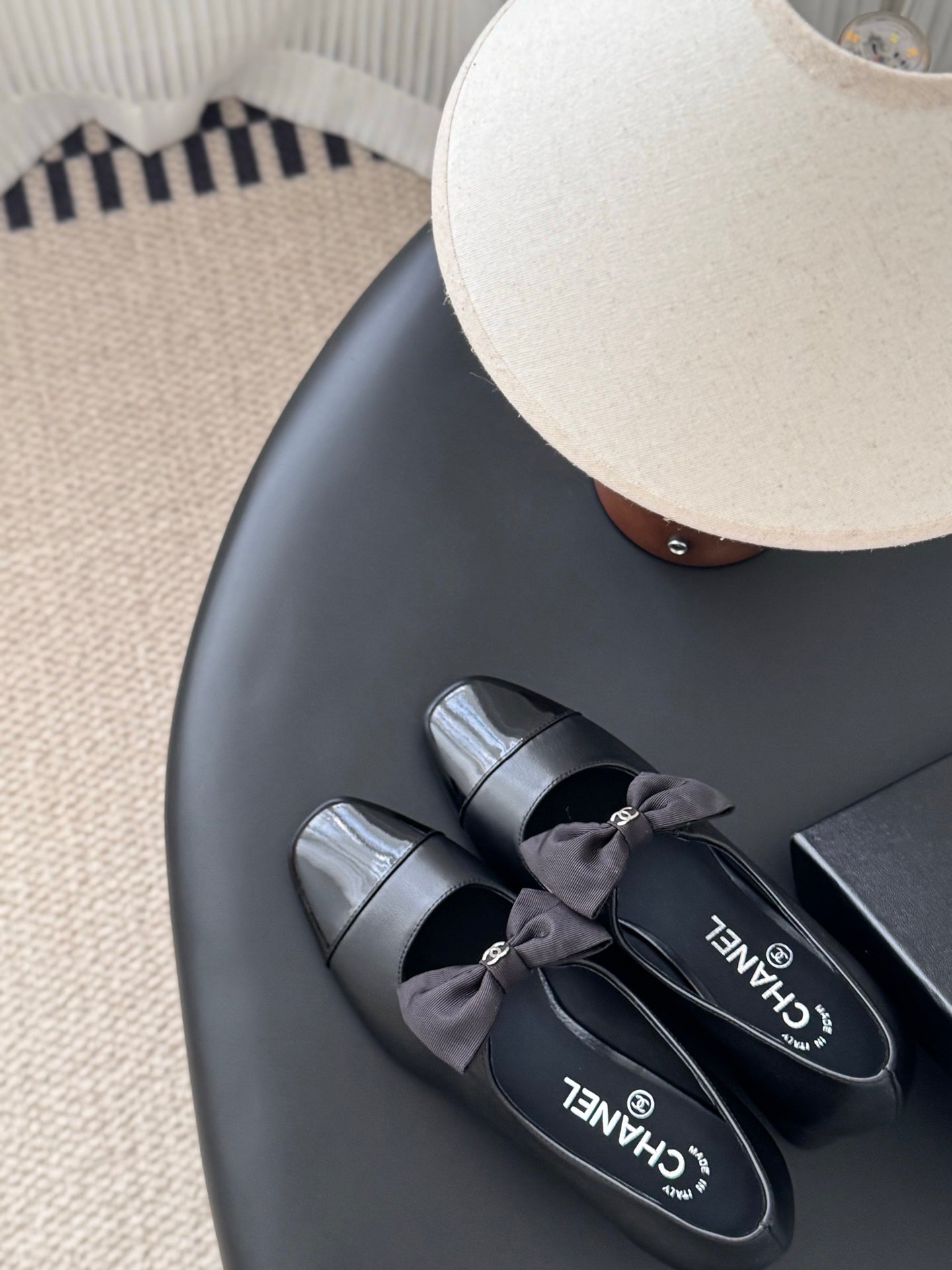 Che New genuine leather square-toe chunky heel Mary Jane shoes