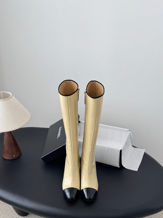 Che New autumn/winter fashionable genuine leather long boots