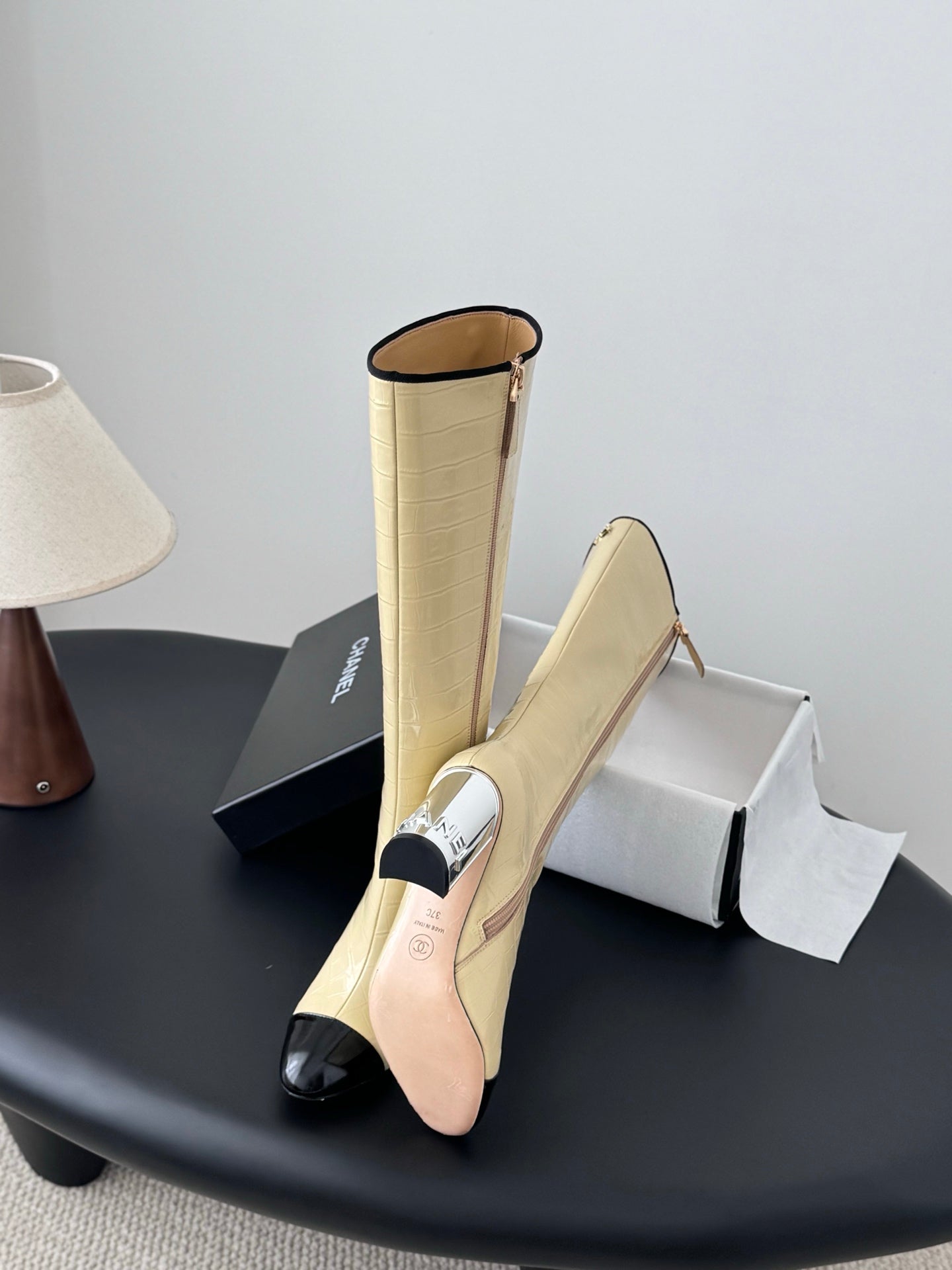 Che New autumn/winter fashionable genuine leather long boots