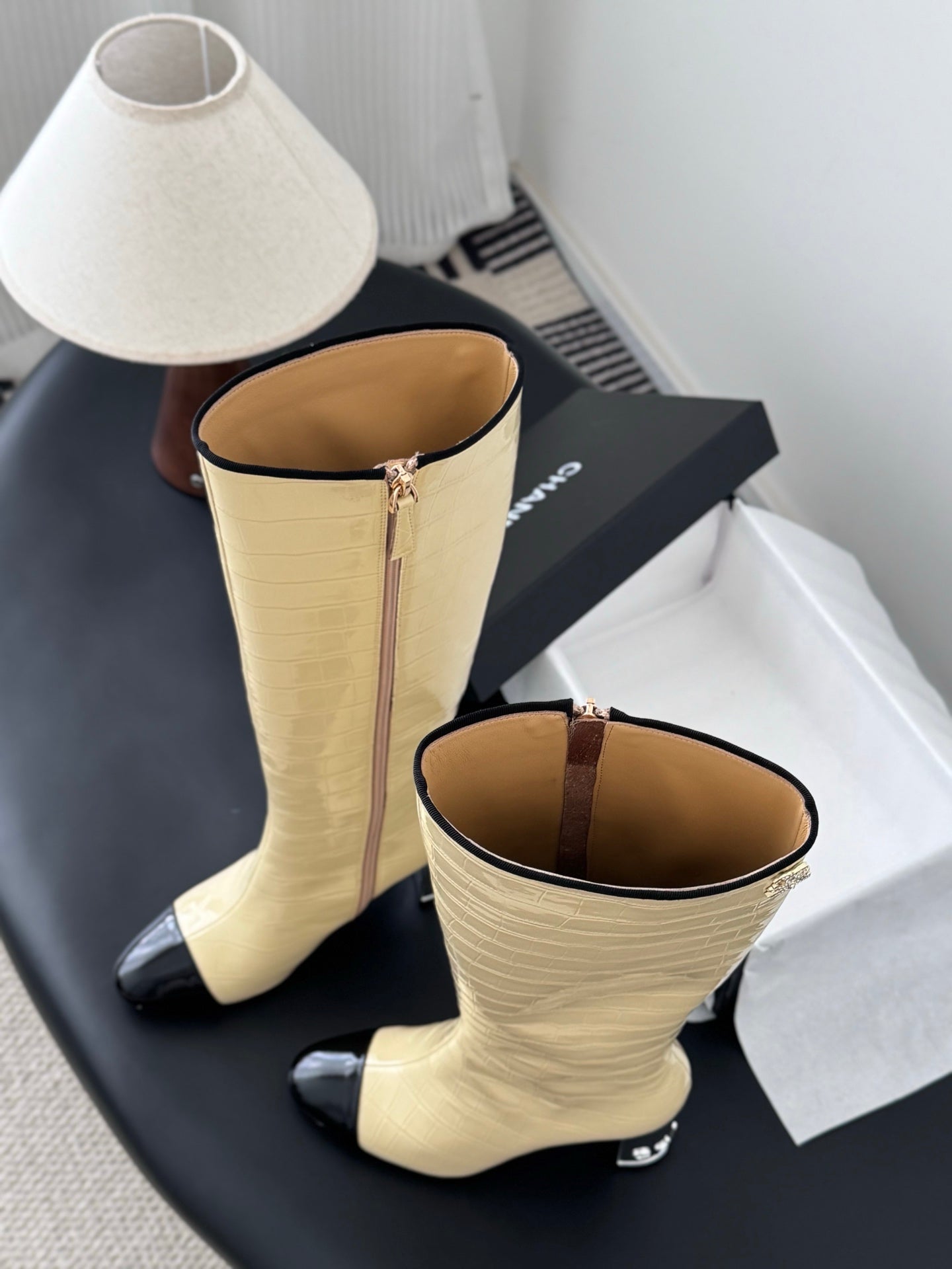 Che New autumn/winter fashionable genuine leather long boots