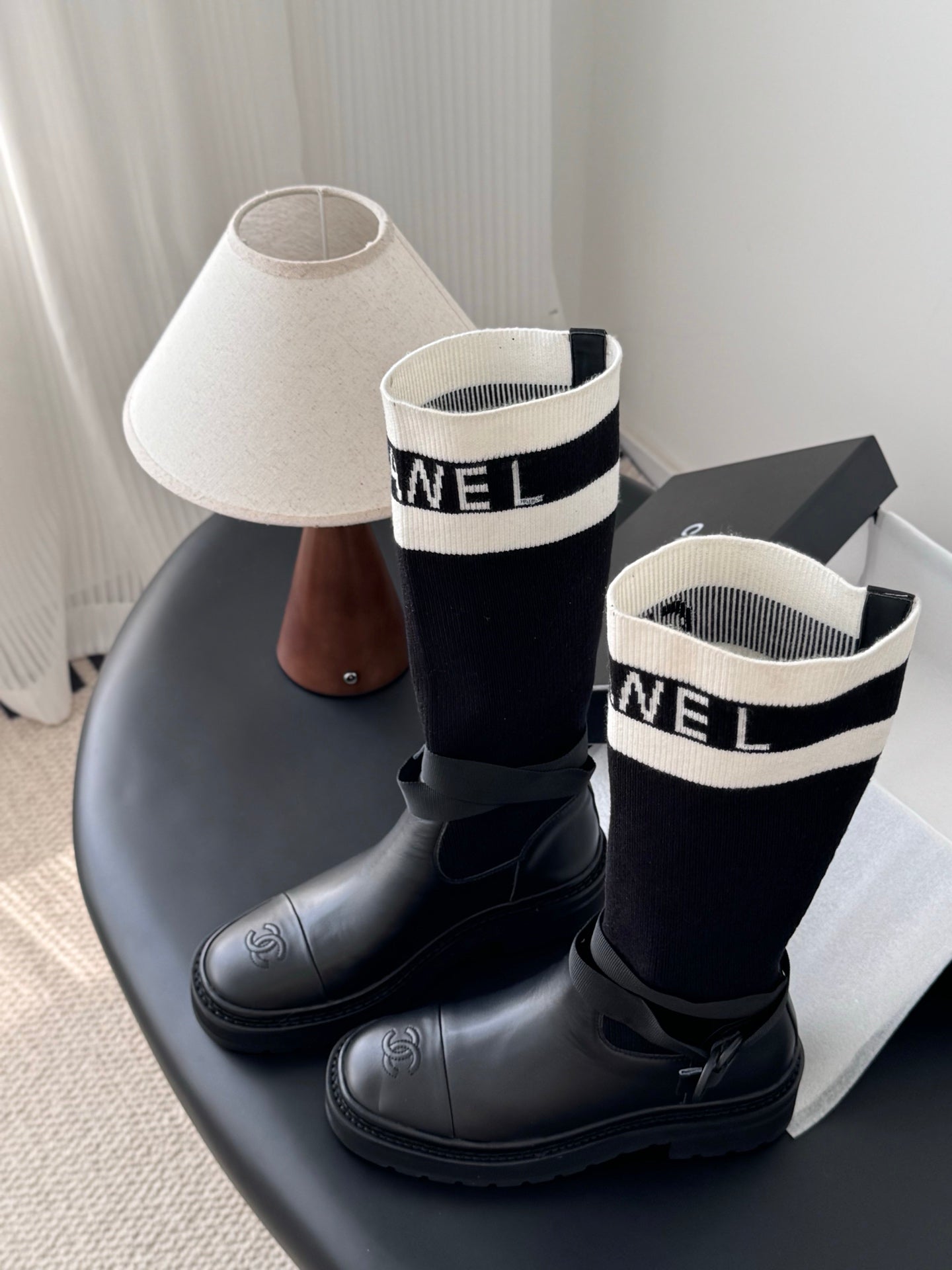 Che French-style new over-the-knee mid-calf boots