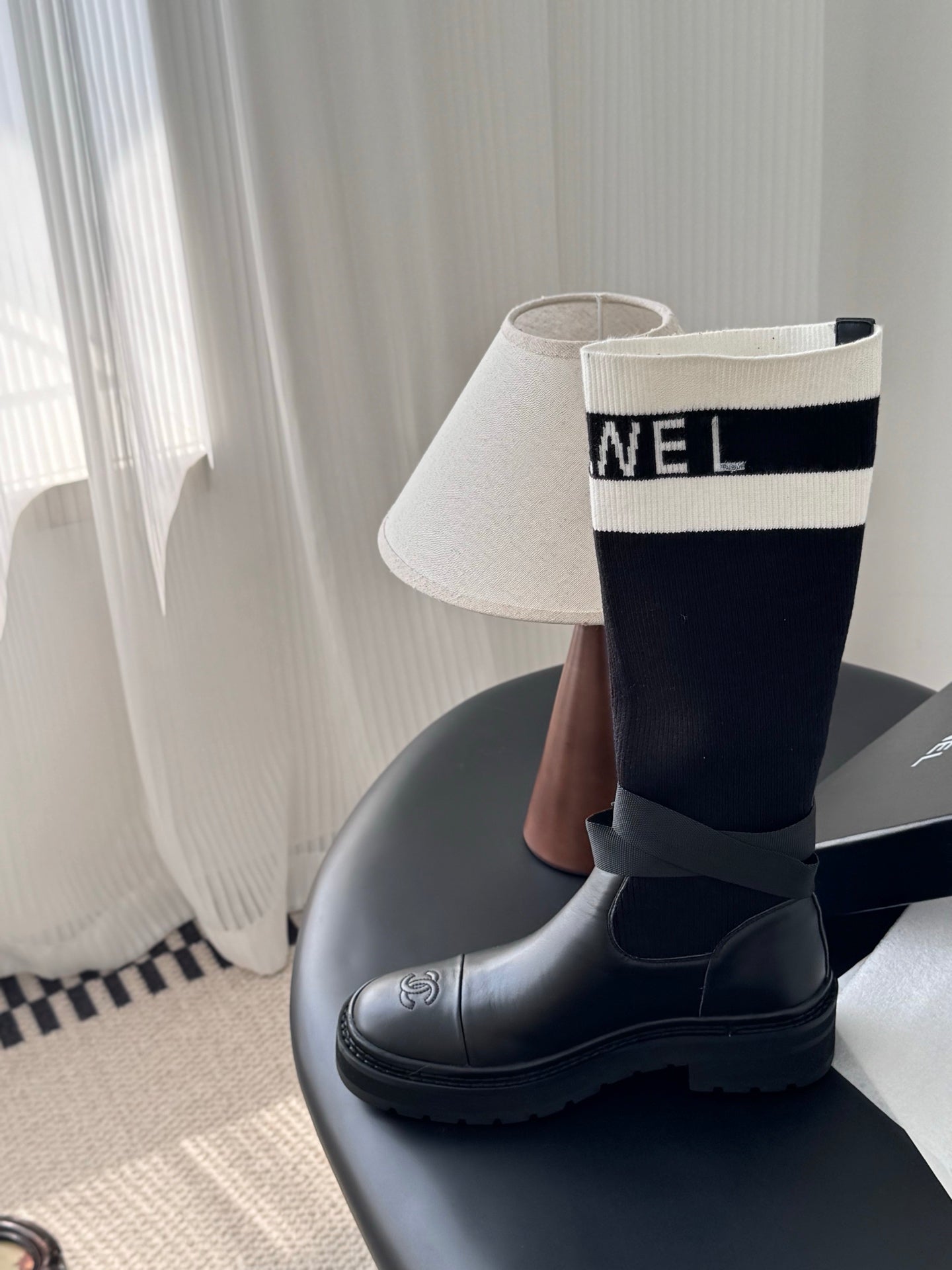 Che French-style new over-the-knee mid-calf boots