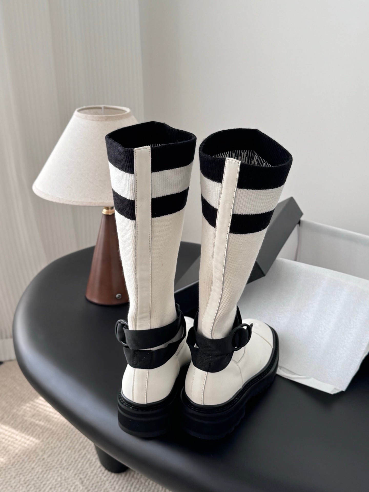 Che French-style new over-the-knee mid-calf boots