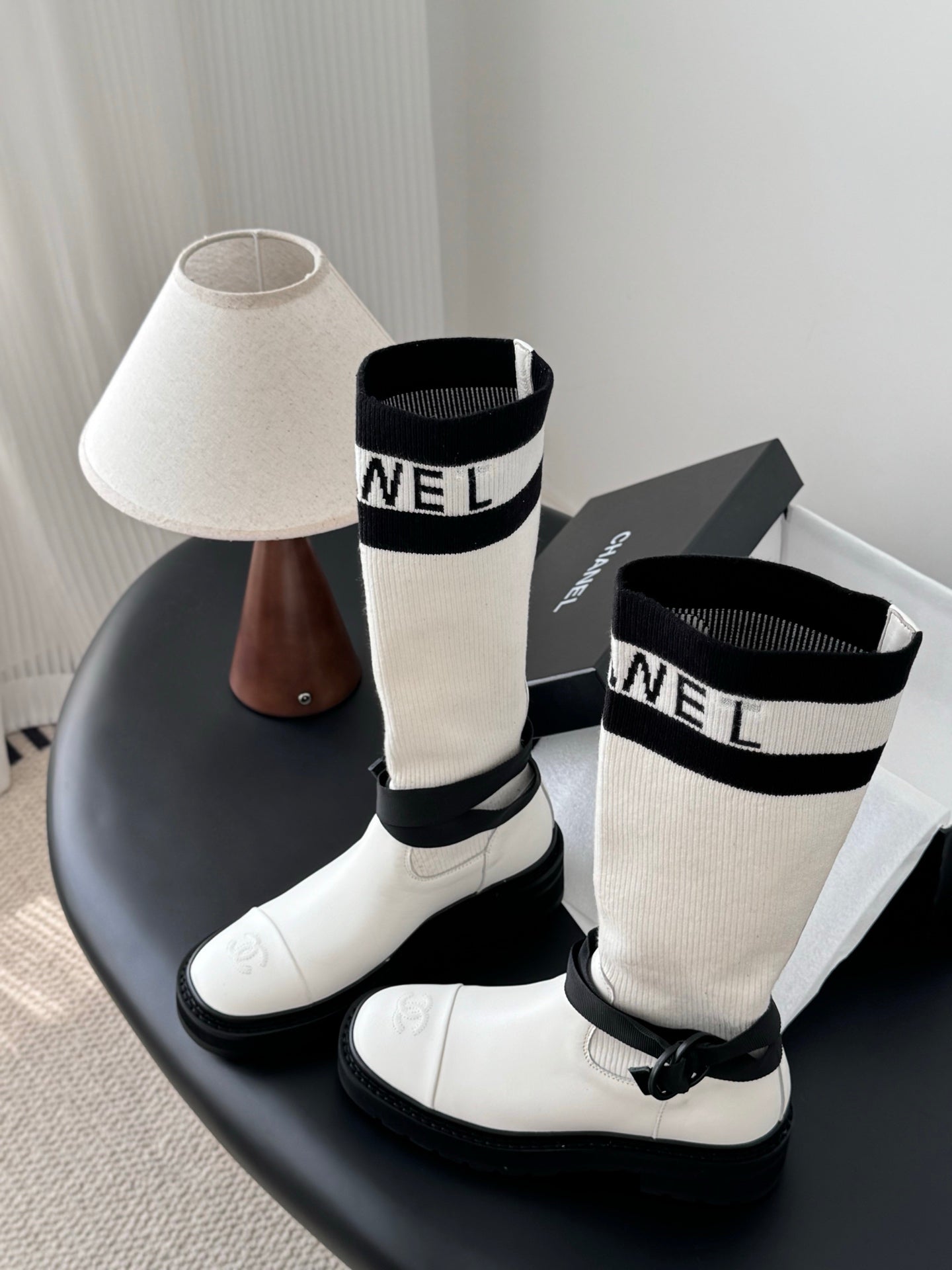 Che French-style new over-the-knee mid-calf boots