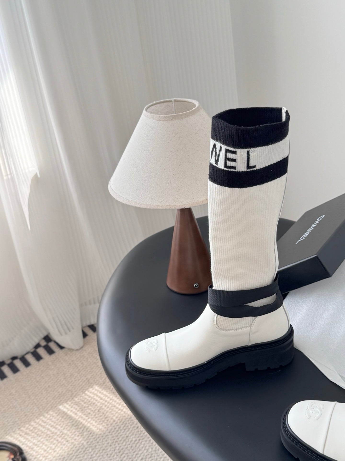 Che French-style new over-the-knee mid-calf boots