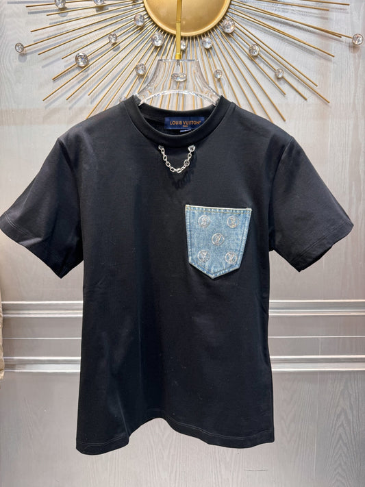 Loe** New Sequined Denim Pocket