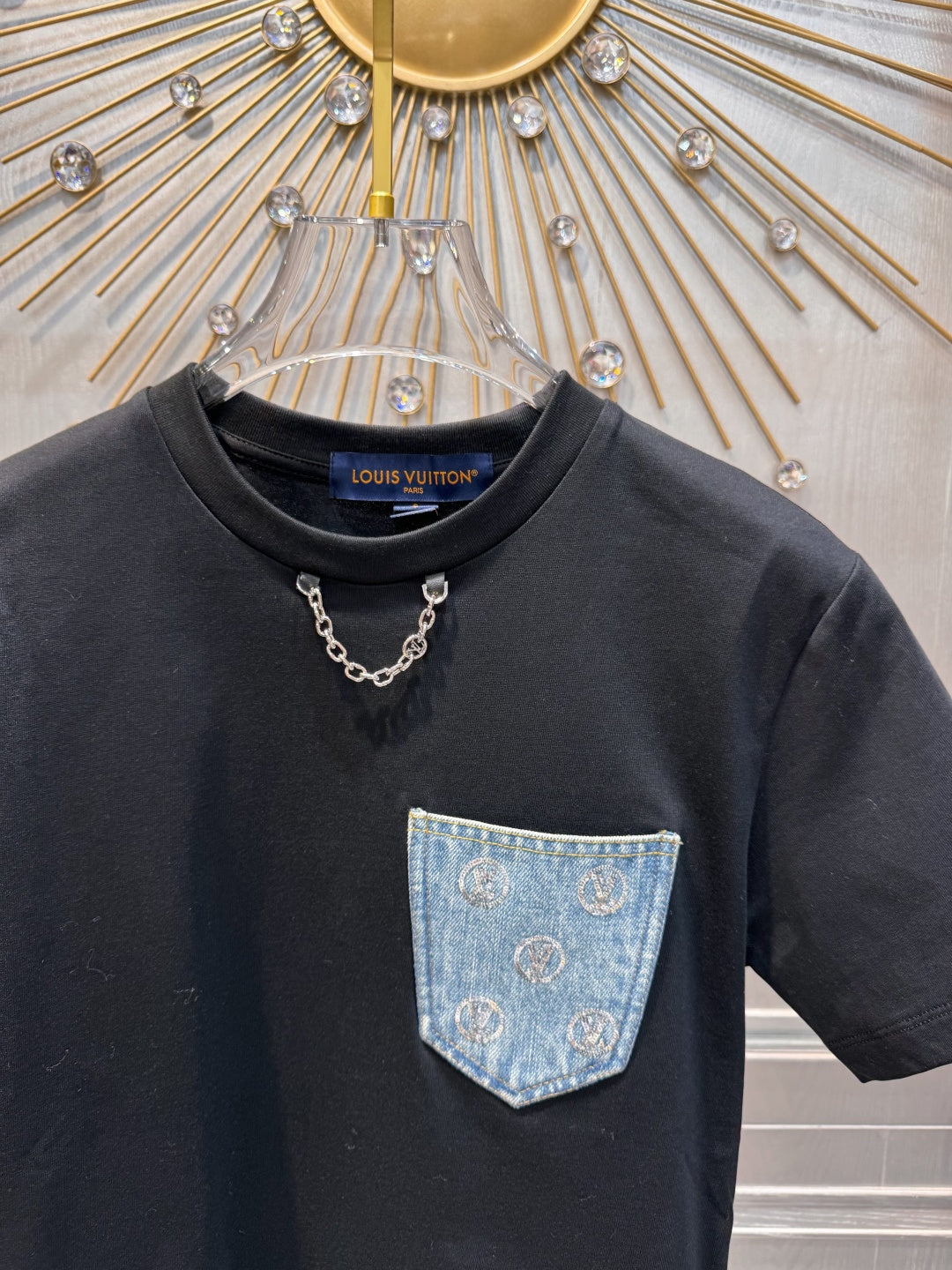 Loe** New Sequined Denim Pocket