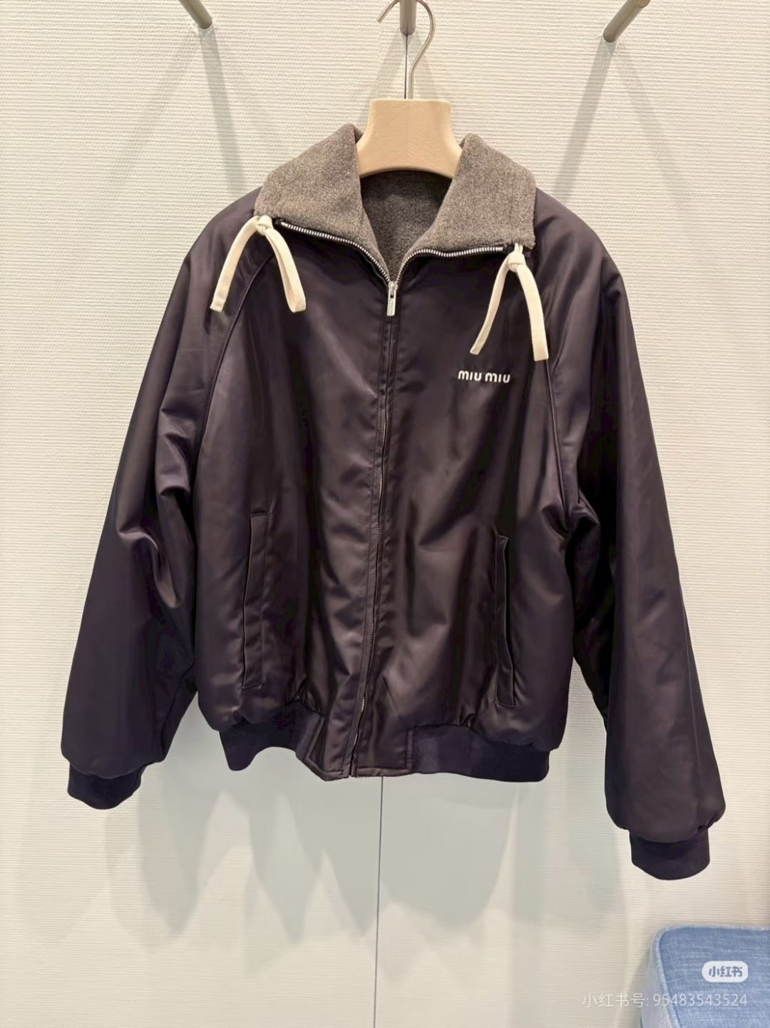 Mu**25fw new Resort Collection Reversible Fleece Jacket