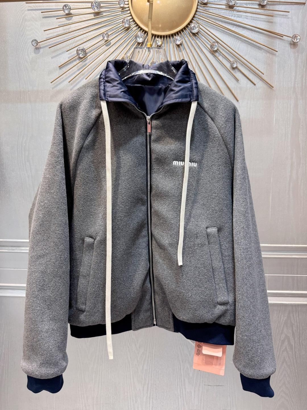 Mu**25fw new Resort Collection Reversible Fleece Jacket