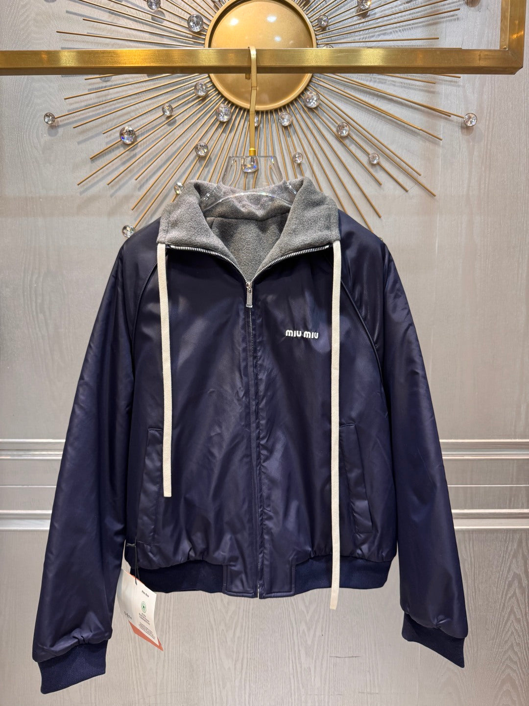 Mu**25fw new Resort Collection Reversible Fleece Jacket