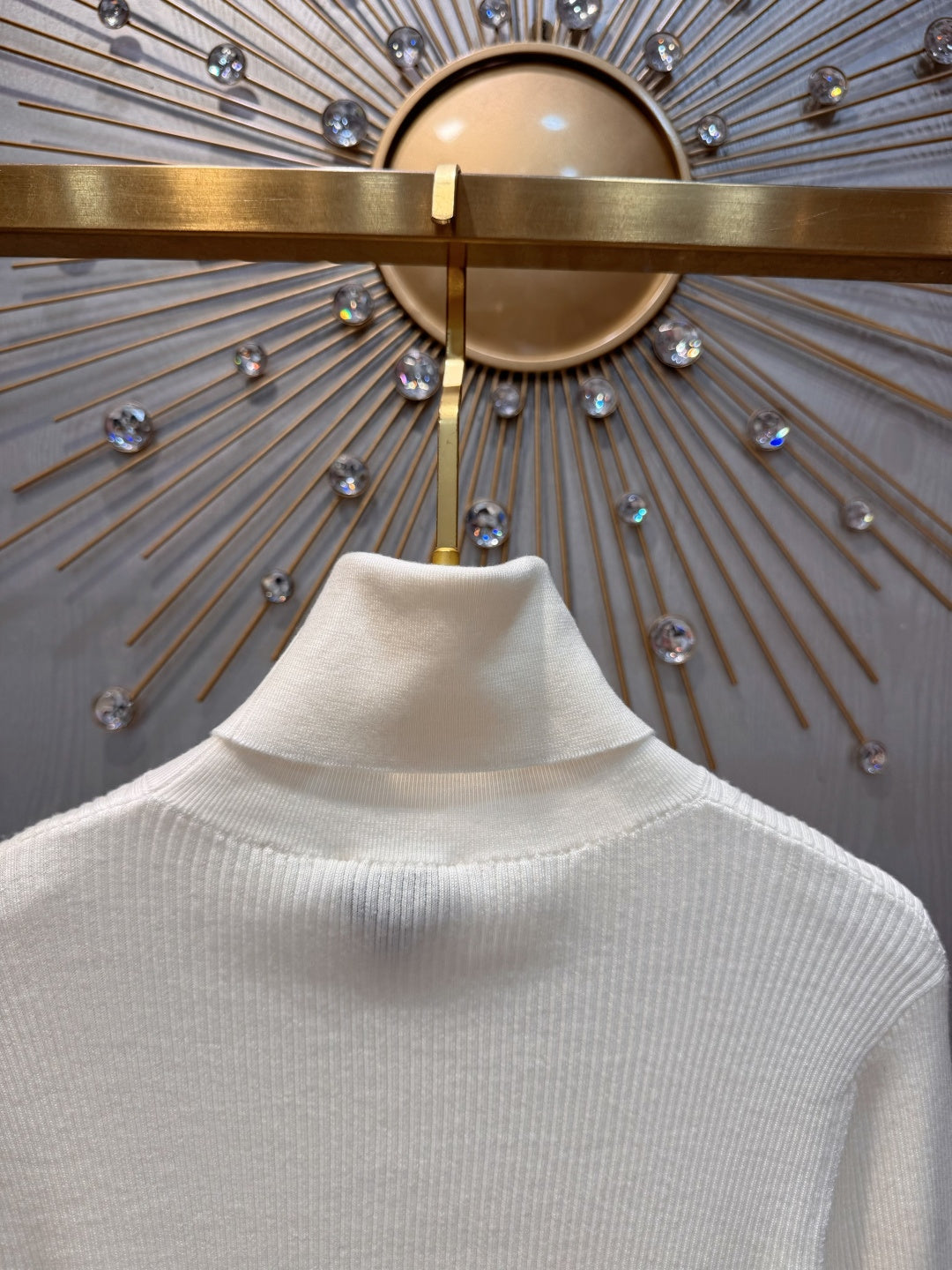 Cha**new black bow-tie knit sweater