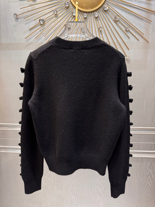 Cha**black cashmere sweater