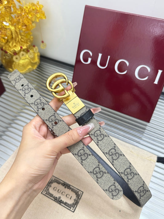 Gu***classic rotating buckle, double-sided