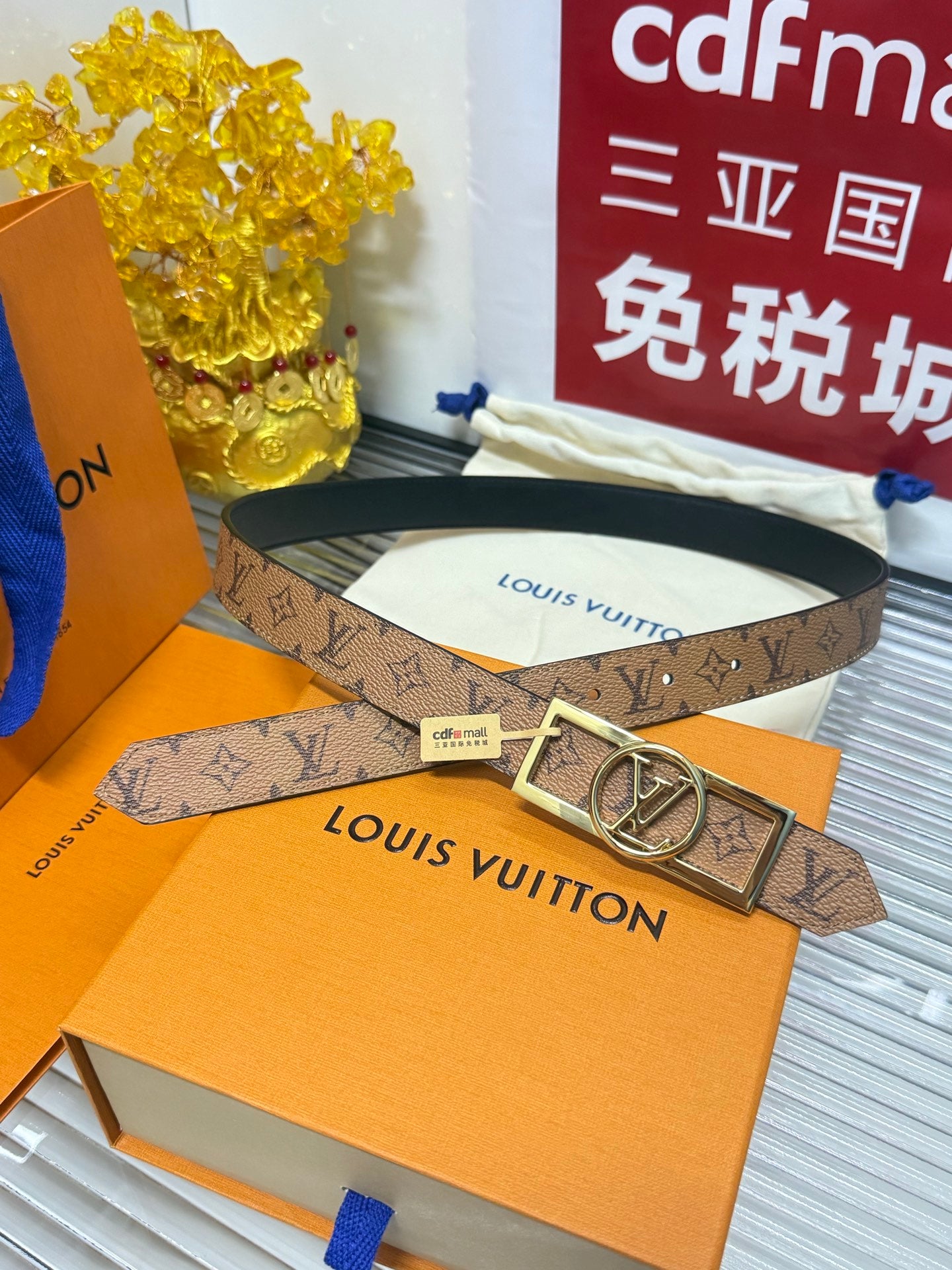 Loe**women's narrow belt, reversible