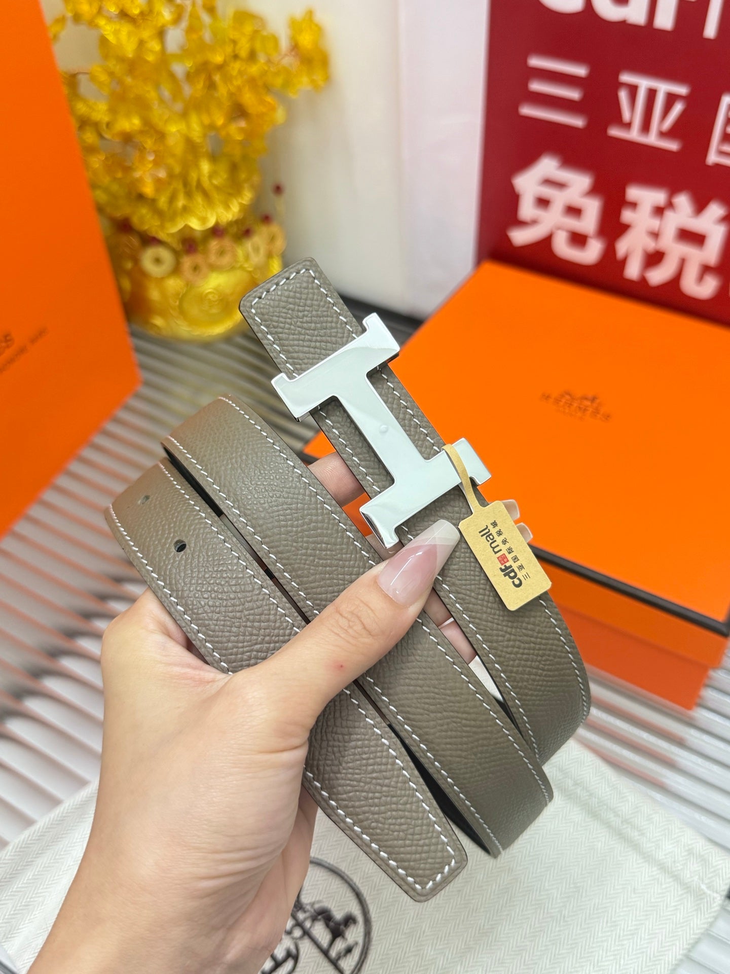 Her**women's narrow belt, reversible