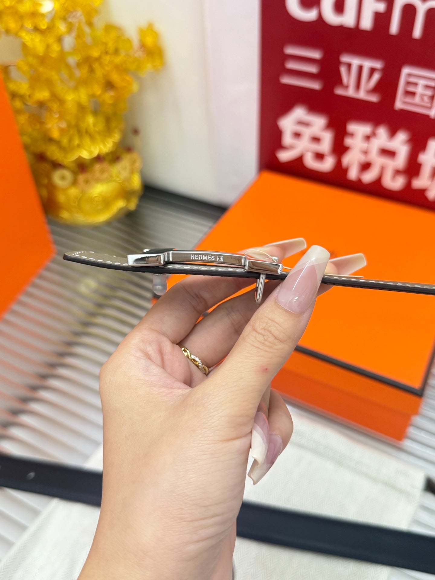 Her**women's narrow belt, reversible