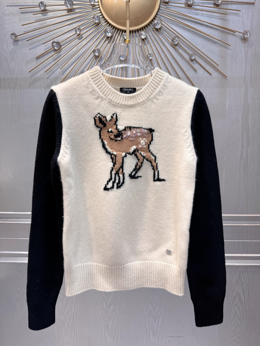 Cha**skiing series deer sweater