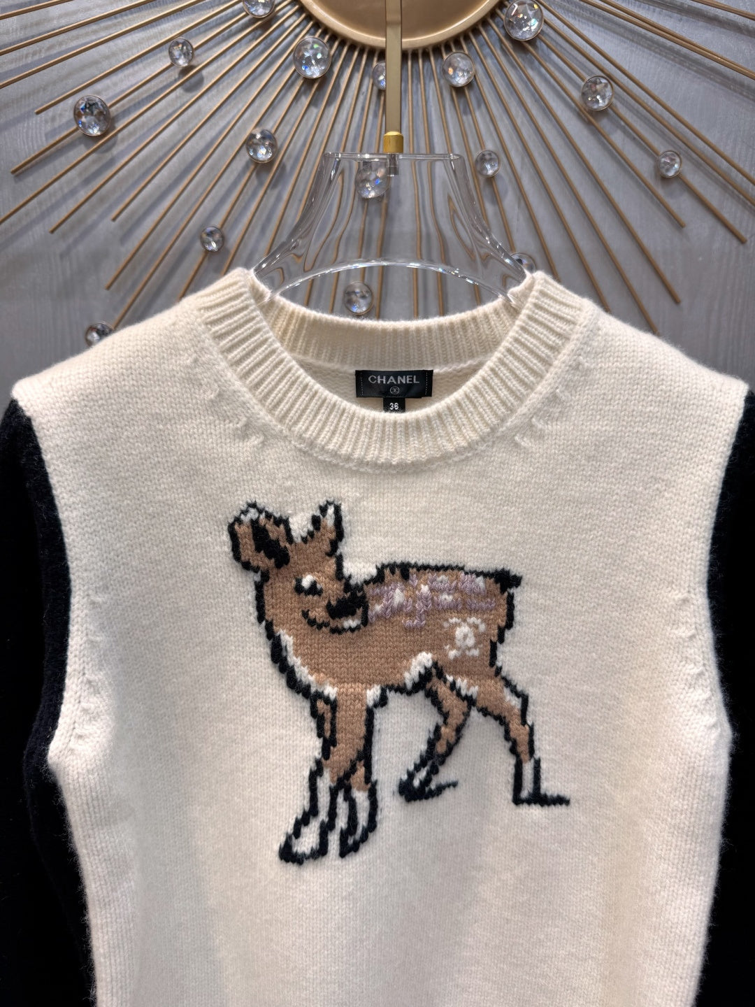Cha**skiing series deer sweater