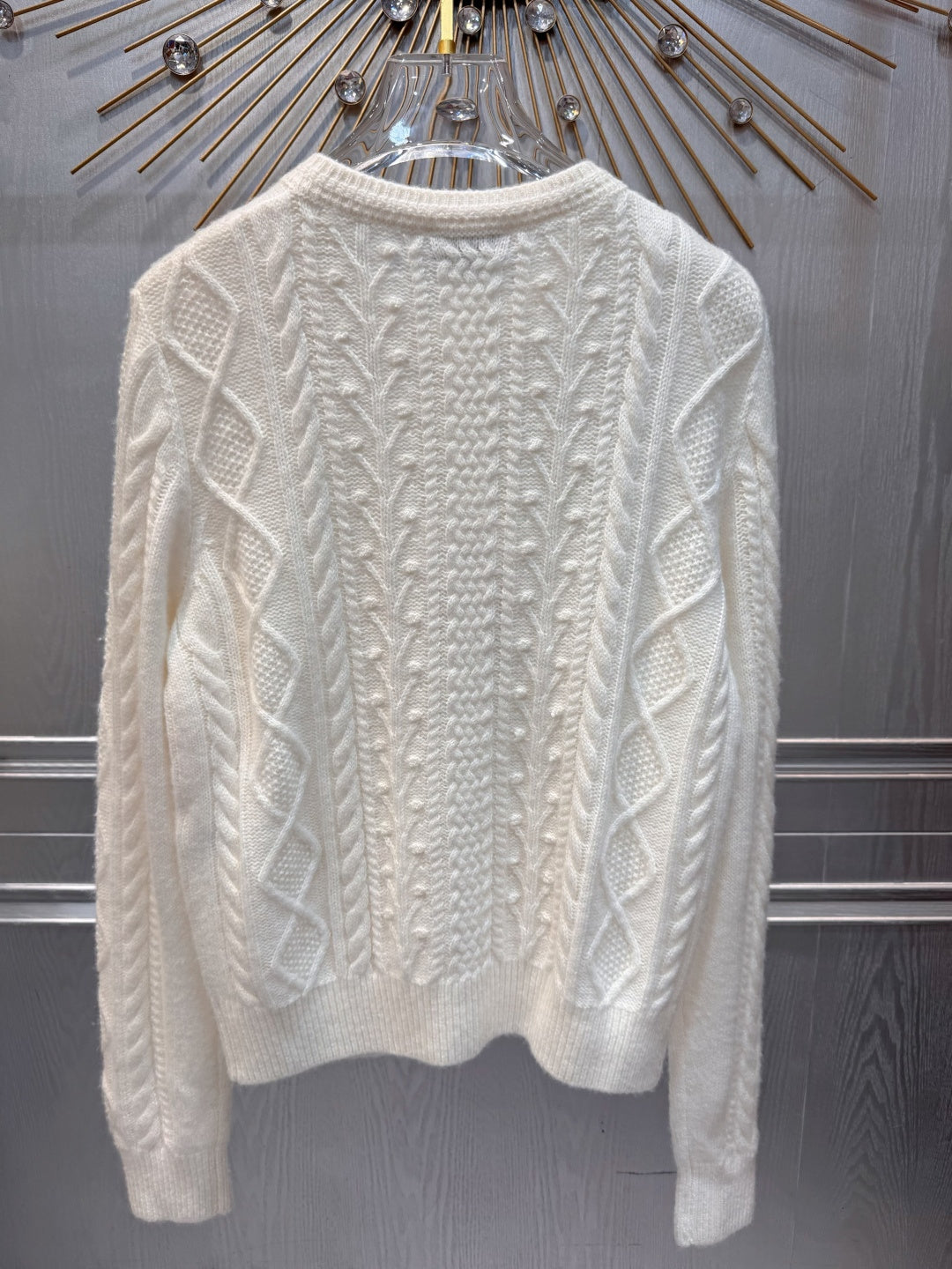 Cha**skiing collection knitted cashmere cardigan