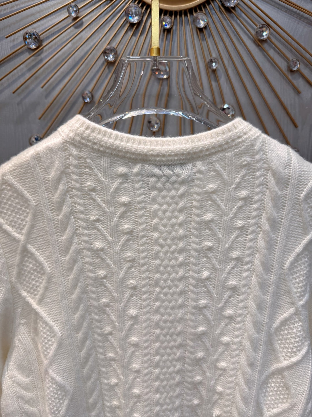 Cha**skiing collection knitted cashmere cardigan