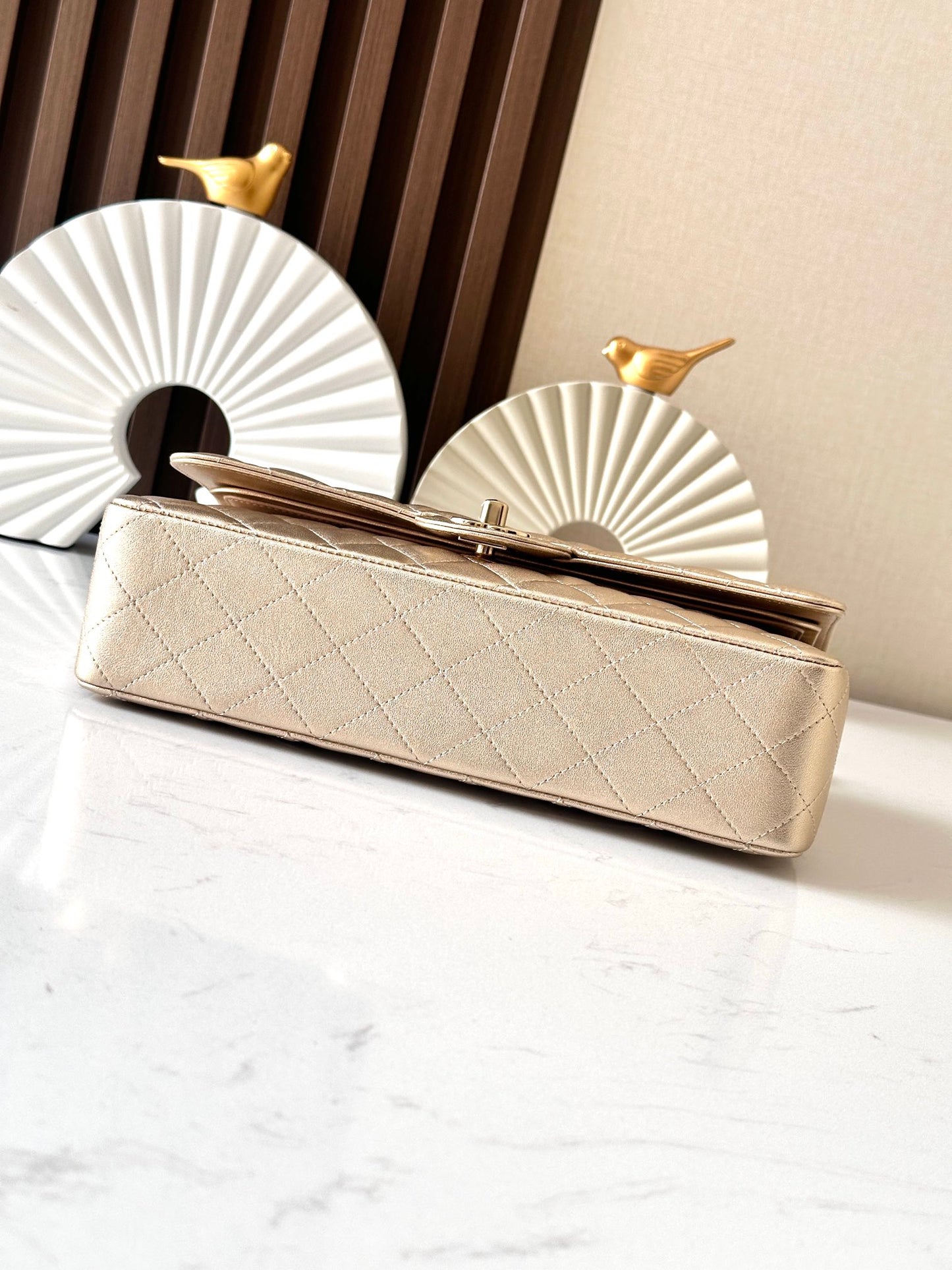 Cha**new CF Pearl Chain Bag