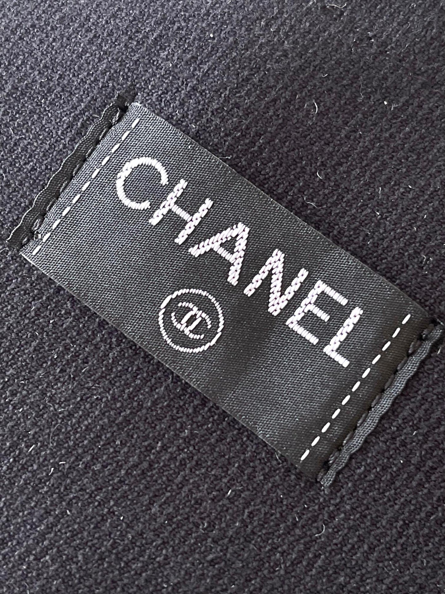 Cha**camellia drawstring bucket beach bag two-piece set