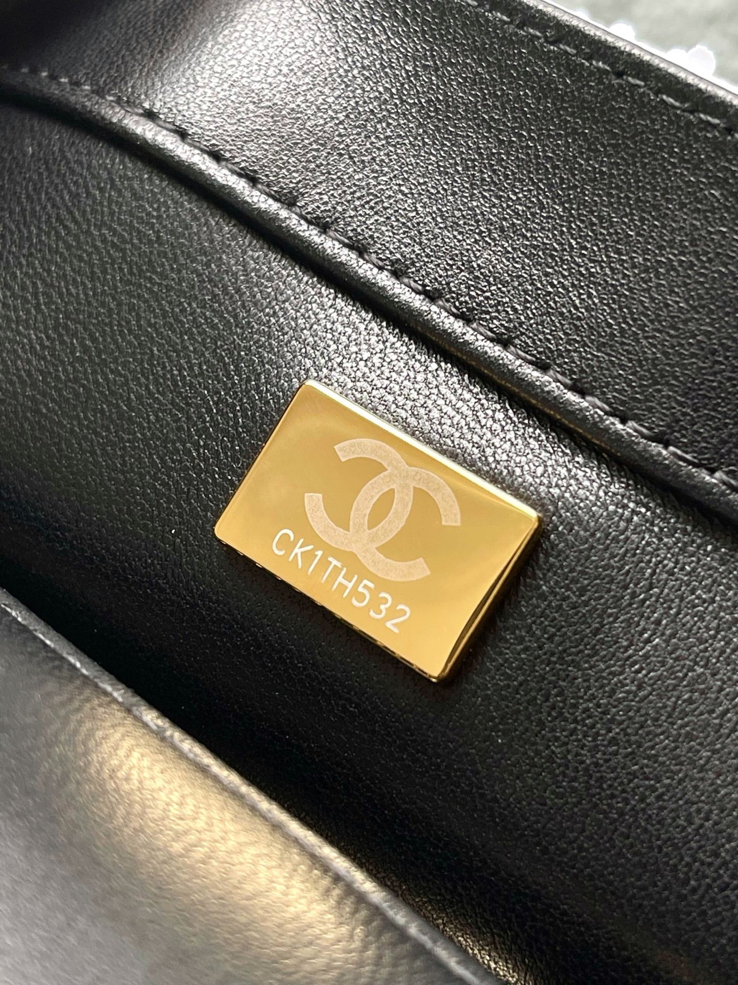 Cha** sequined evening bag