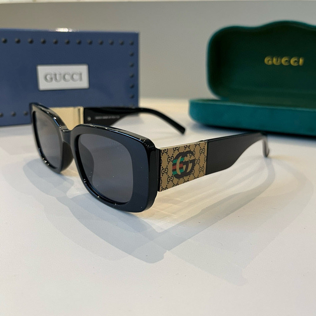 Gu**new oversized sunglasses