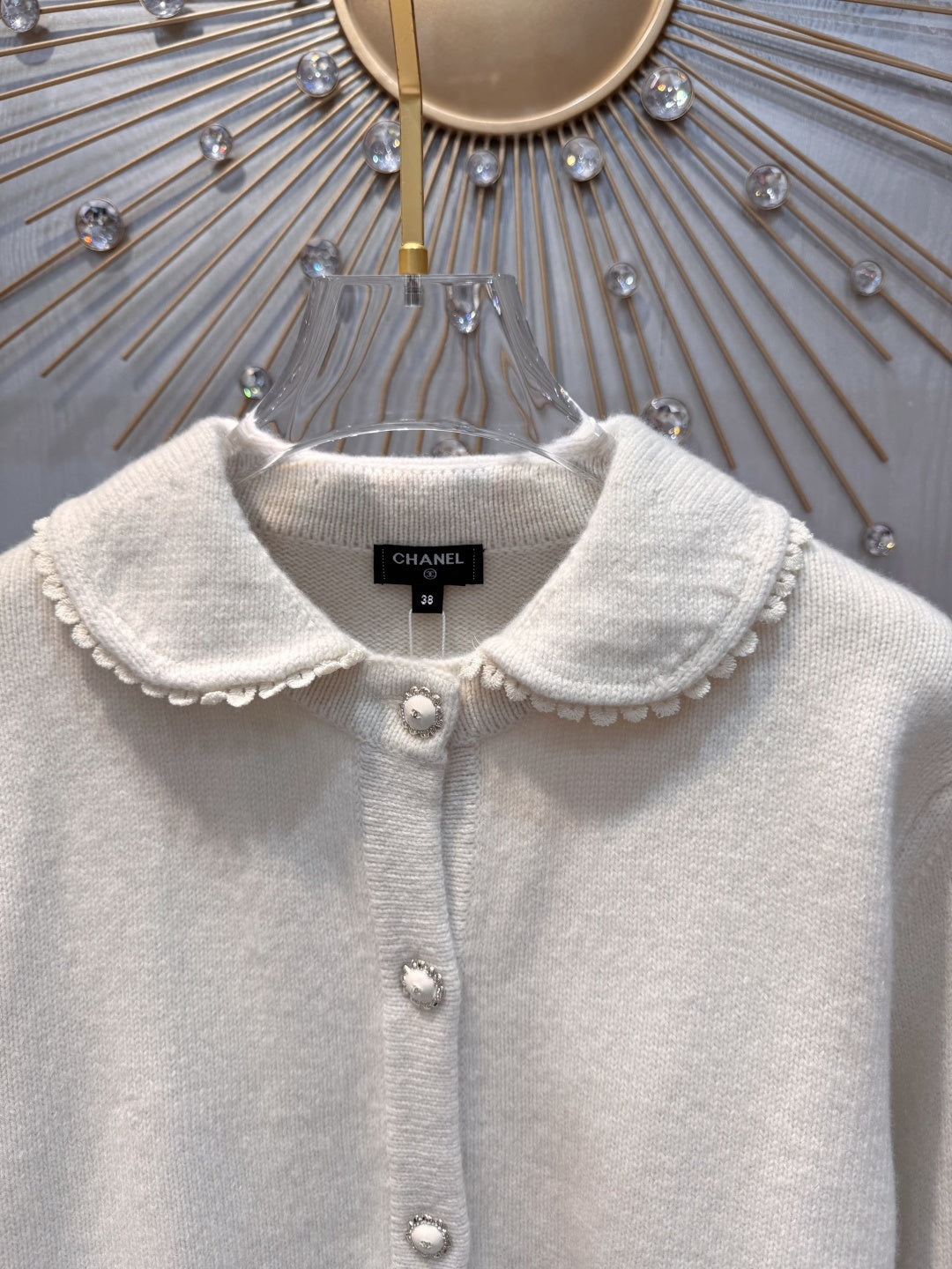 Cha**25fw Bow Knit Cardigan