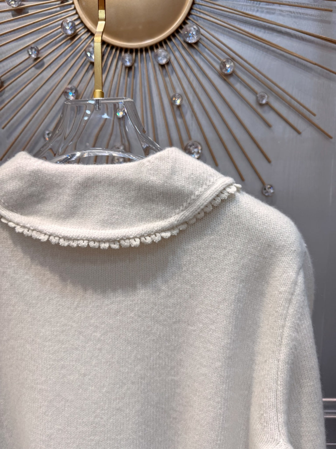 Cha**25fw Bow Knit Cardigan