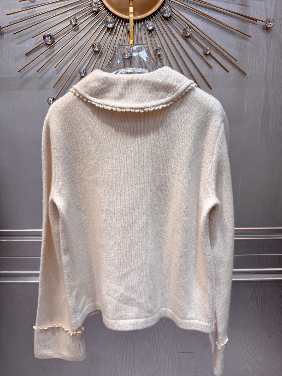 Cha**25fw Bow Knit Cardigan