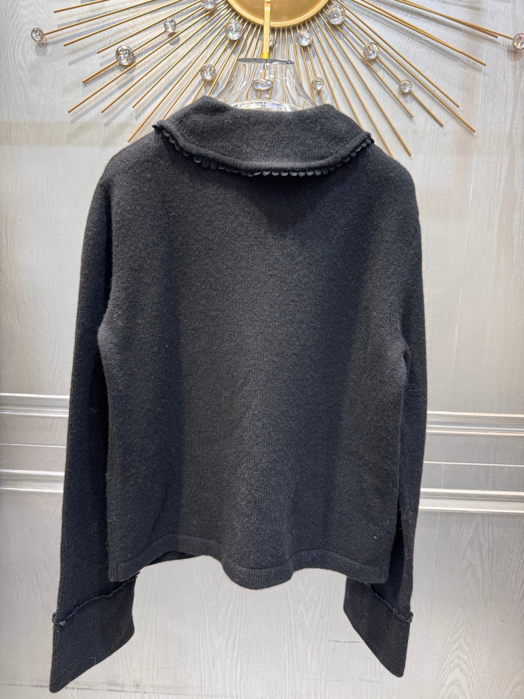 Cha**25fw Bow Knit Cardigan