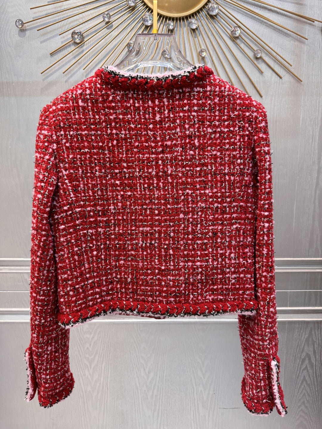 Cha**25FW Red wool coat set