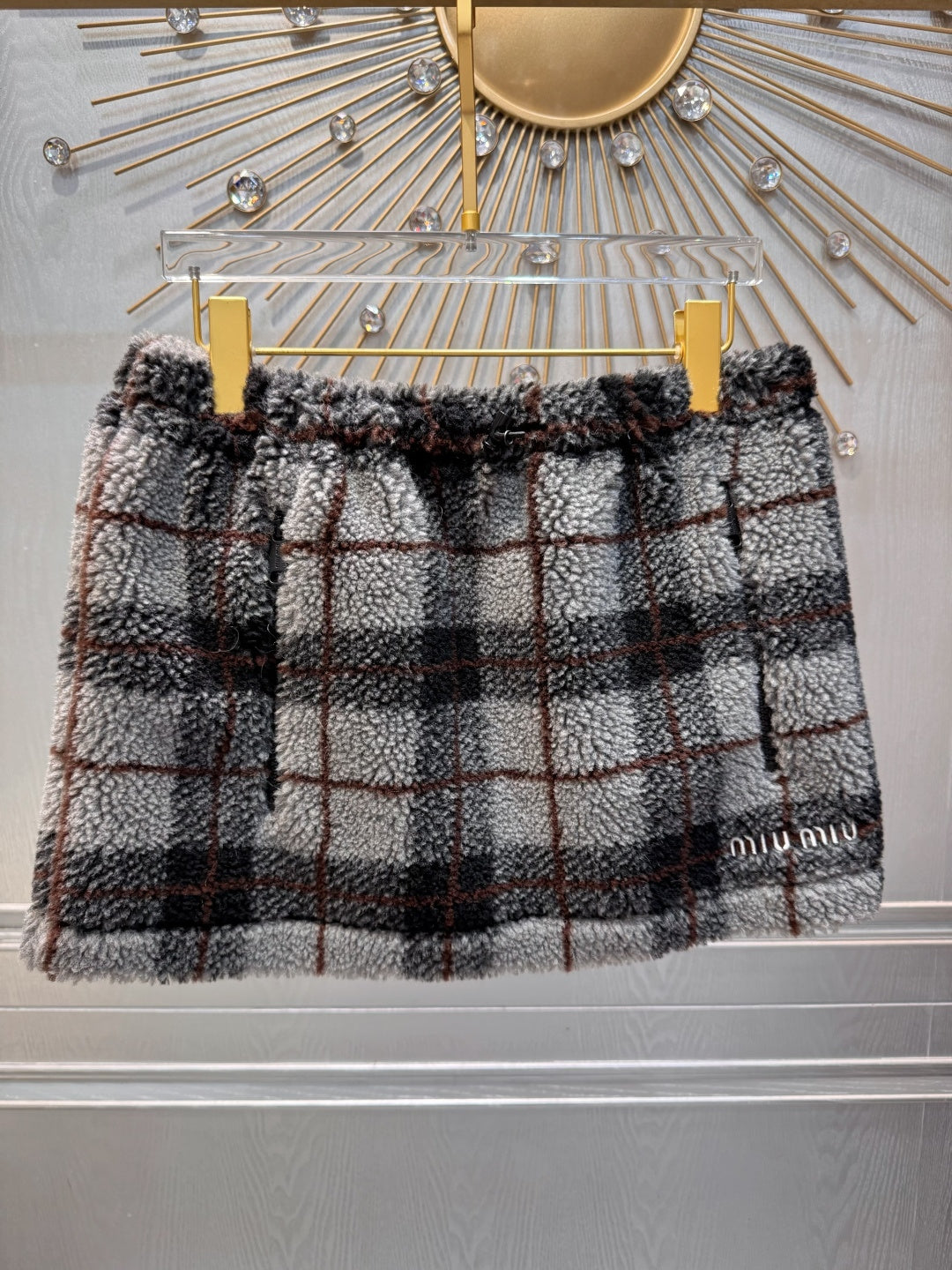 Mu**25fw new short skirt