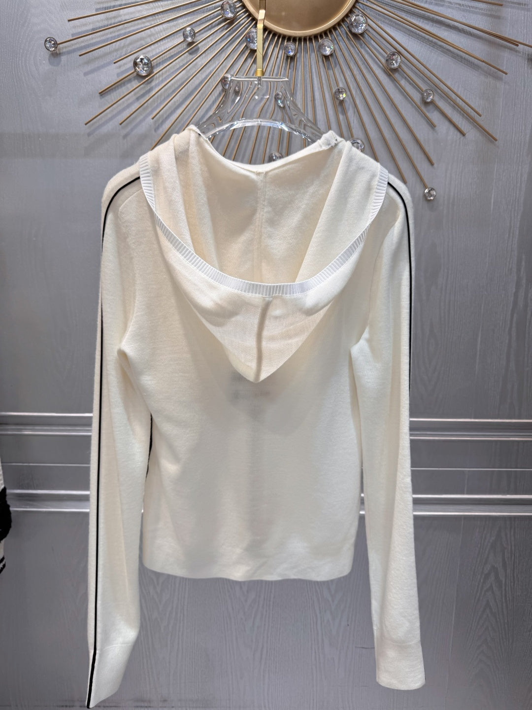 Cha**fw 25N ski series zip-up hooded cardigan